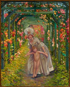 Leon Kamir-Kaufmann - Woman with a nude boy – Summer - MP 485 MNW - National Museum in Warsaw