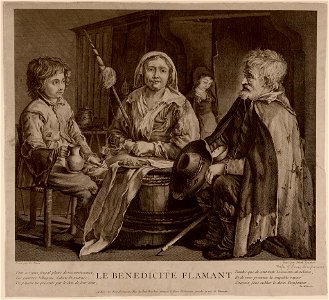 Lempereur - La bénédicité flamant, R4394