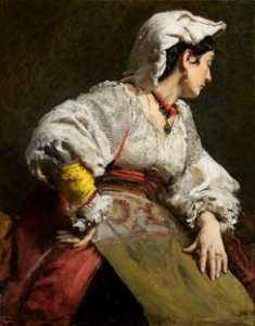 Leon Wyczółkowski - Study of an Italian woman - MP 1355 - National Museum in Warsaw