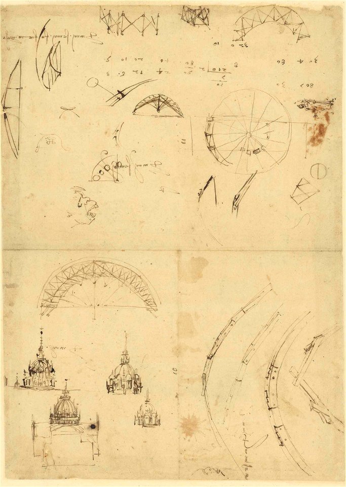 Leonardo da Vinci - Ambrosiana-Codice-Atlantico-Codex-Atlanticus-f-719-recto