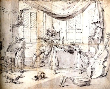 Leonaert Bramer - Musicians in an Interior - WGA03099
