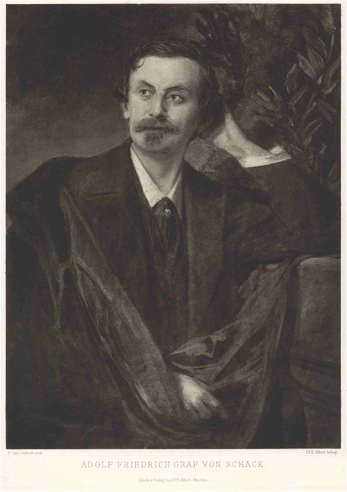 Lenbach Adolf Friedrich Graf von Schack 2