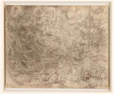 Leonardo da Vinci - RCIN 912384, A deluge c.1517-18