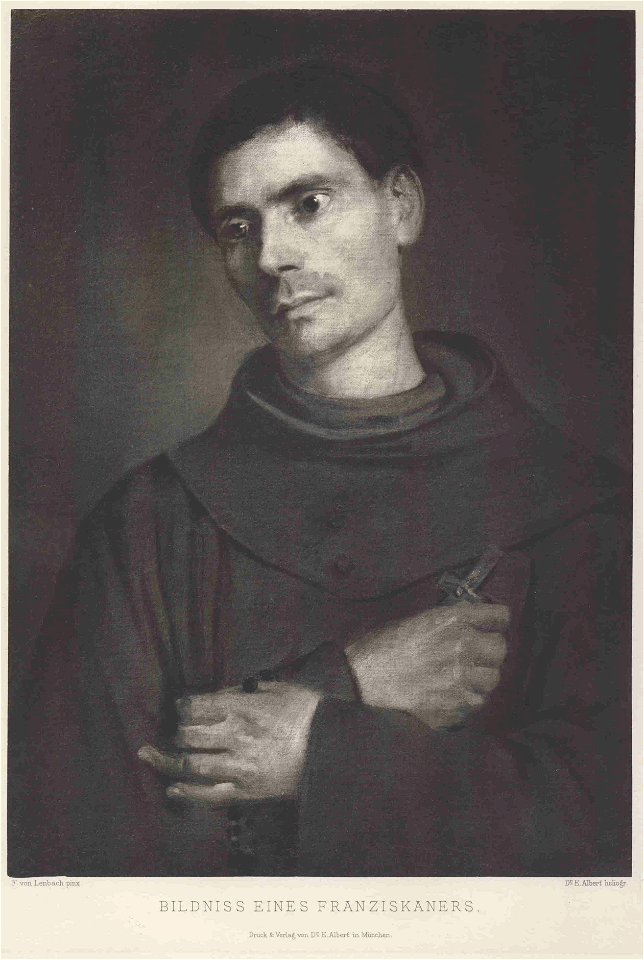 Lenbach Bildniss eines Franziskaners
