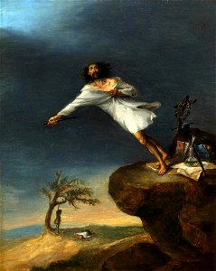 LEONARDO ALENZA - Sátira del suicidio romántico (Museo Romántico, Madrid, c. 1839)