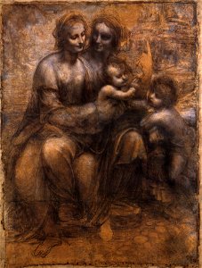 Leonardo - St. Anne cartoon-alternative