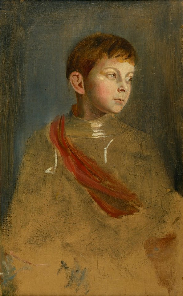 Franz von Lenbach - Portrait of Carlo Franchetti