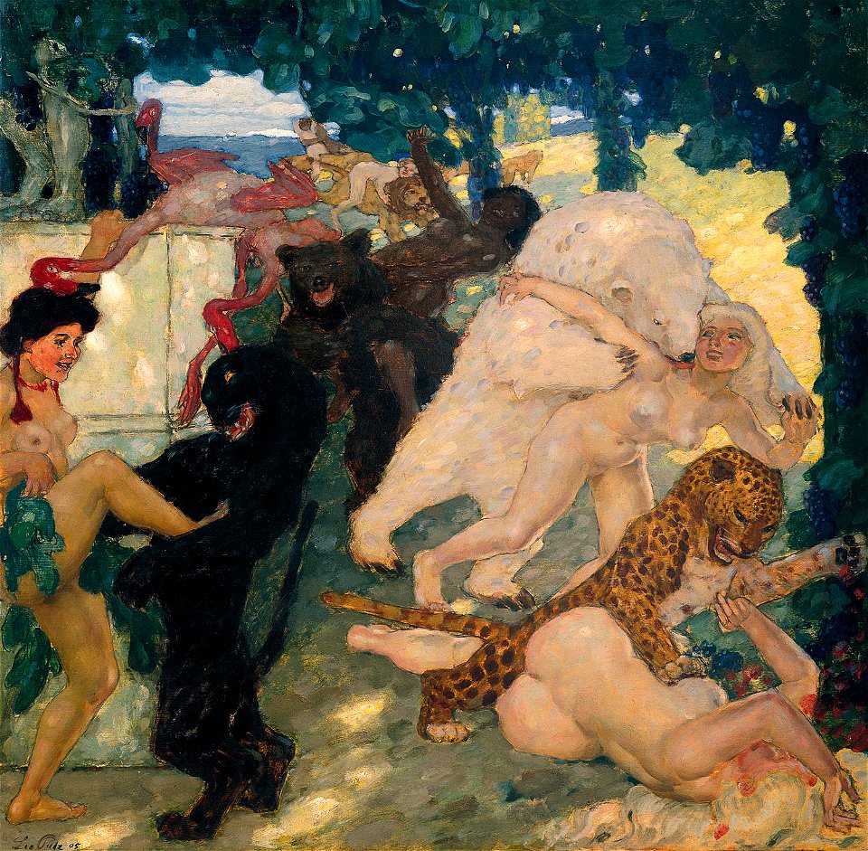Leo Putz - Bacchanale, 1905
