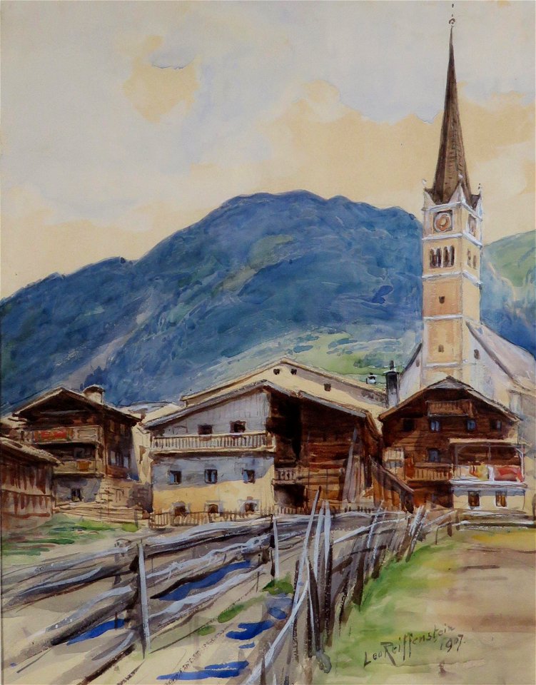 Leo Reiffenstein Dorf 1907
