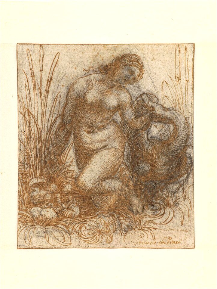 Leonardo da Vinci - Leda and the Swan, I 466 (PK), circa 1504-1506