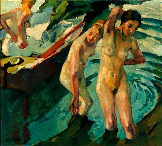 Leo Putz Die Badenden 1922