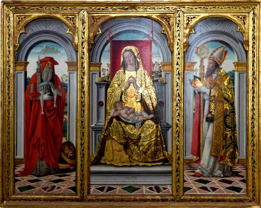 Leonardo Boldrini - Madonna tra San Girolamo e Sant'Agostino