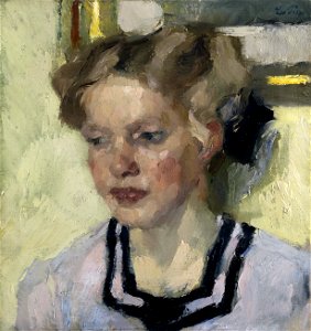 Leo Putz Portrait Mina Hasch