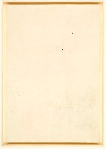Leonardo da Vinci - RCIN 912552, v, The head of St James, and architectural sketches c.1495