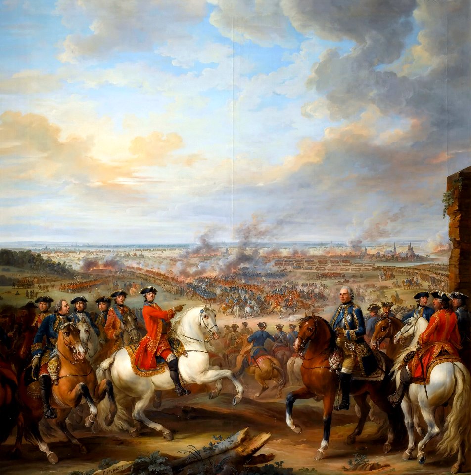 Pierre Lenfant - La Bataille de Fontenoy, le 11 mai 1745 (Château de Versailles)