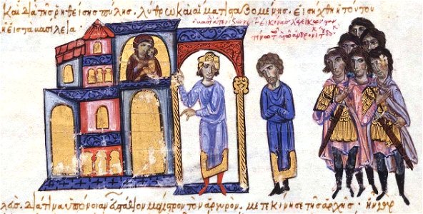 Leo admonishes Constantine Doukas