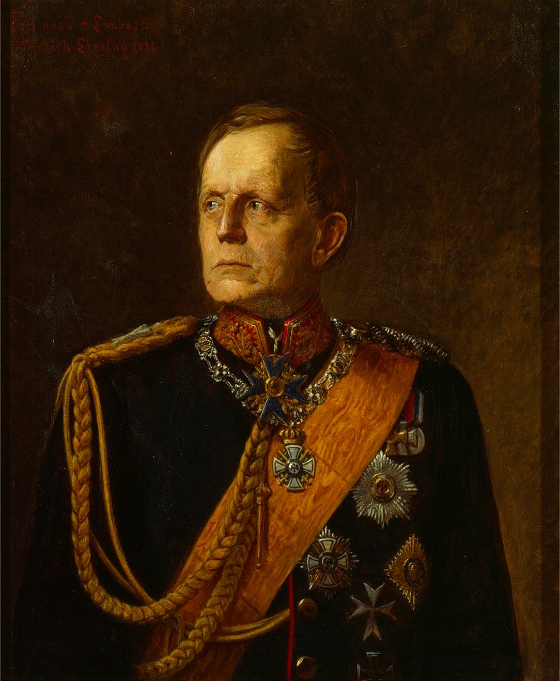 Franz von Lenbach - Helmuth Carl Bernhard Graf von Moltke (1898)
