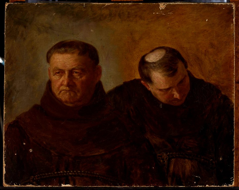 Leon Kapliński - Monks - MP 2423 MNW - National Museum in Warsaw
