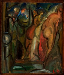 Leon Chwistek - Banquet - MPW 1160 - National Museum in Warsaw