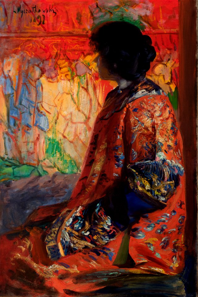 Leon Wyczółkowski - Japanese Woman - MNK II-b-1034 - National Museum Kraków