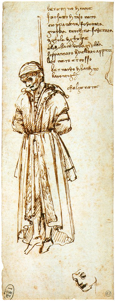 Leonardo da Vinci - Hanging of Bernardo Baroncelli 1479