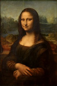 Leonardo da Vinci - Mona Lisa. Free illustration for personal and commercial use.