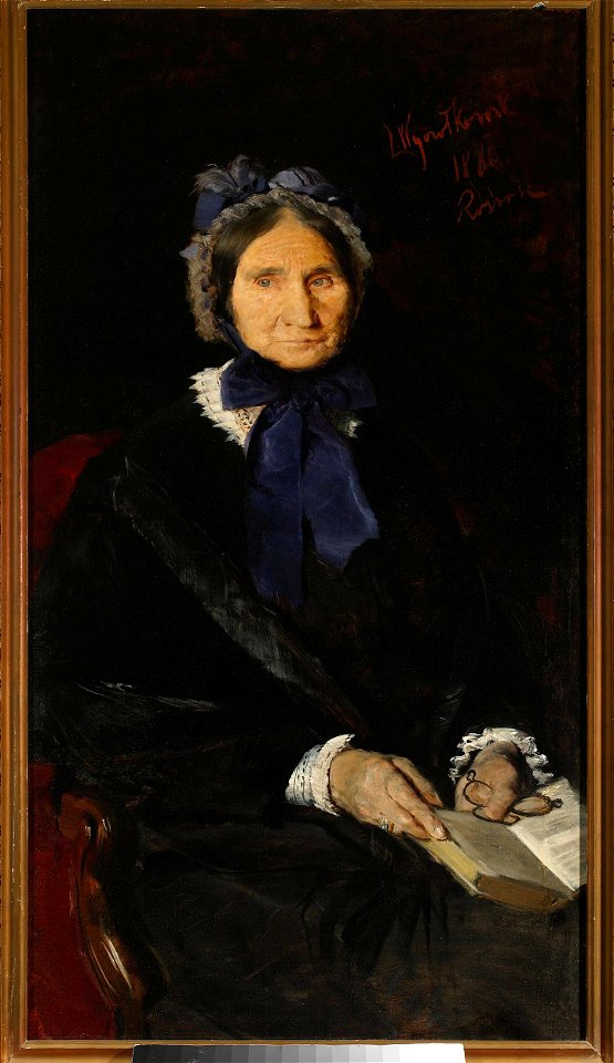 Leon Wyczółkowski - Portrait of Mrs. Falińska, artist's grandmother - MP 2662 MNW - National Museum in Warsaw