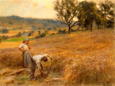 Leon augustin lhermitte faucheurs deux figures 060153 