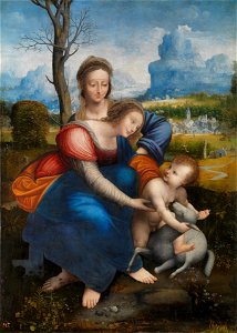 Leonardo da Vinci (Copy after) - Saint Anne, the Virgin and the Christ Child, P000349