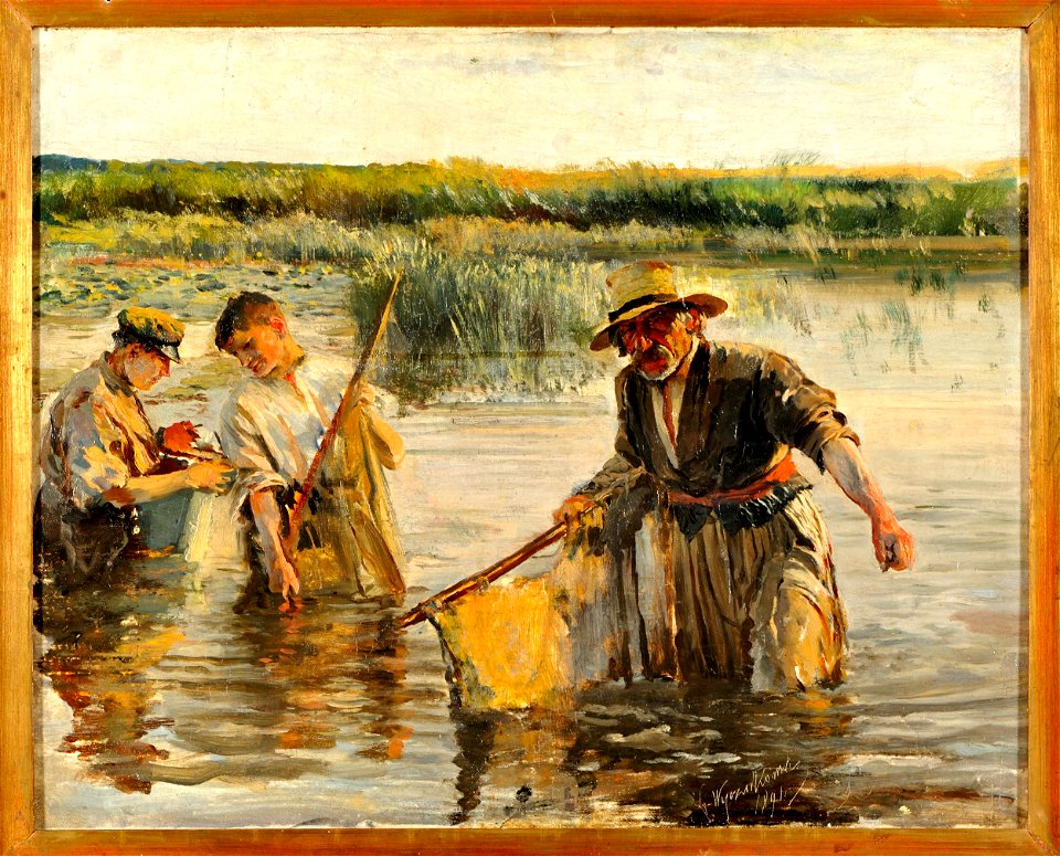 Leon Wyczółkowski - Fishermen - MP 4751 - National Museum in Warsaw