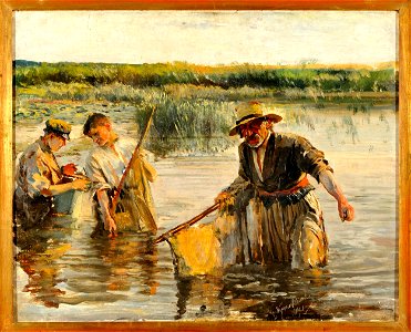 Leon Wyczółkowski - Fishermen - MP 4751 - National Museum in Warsaw