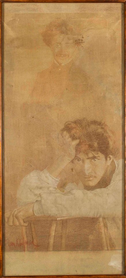 Leon Kaufmann - Autoportret podwójny