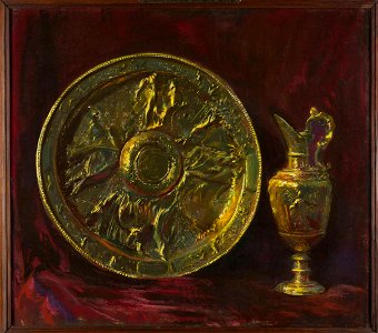 Leon Wyczółkowski - Misa i dzban służące do liturgii Wielkiego Czwartku