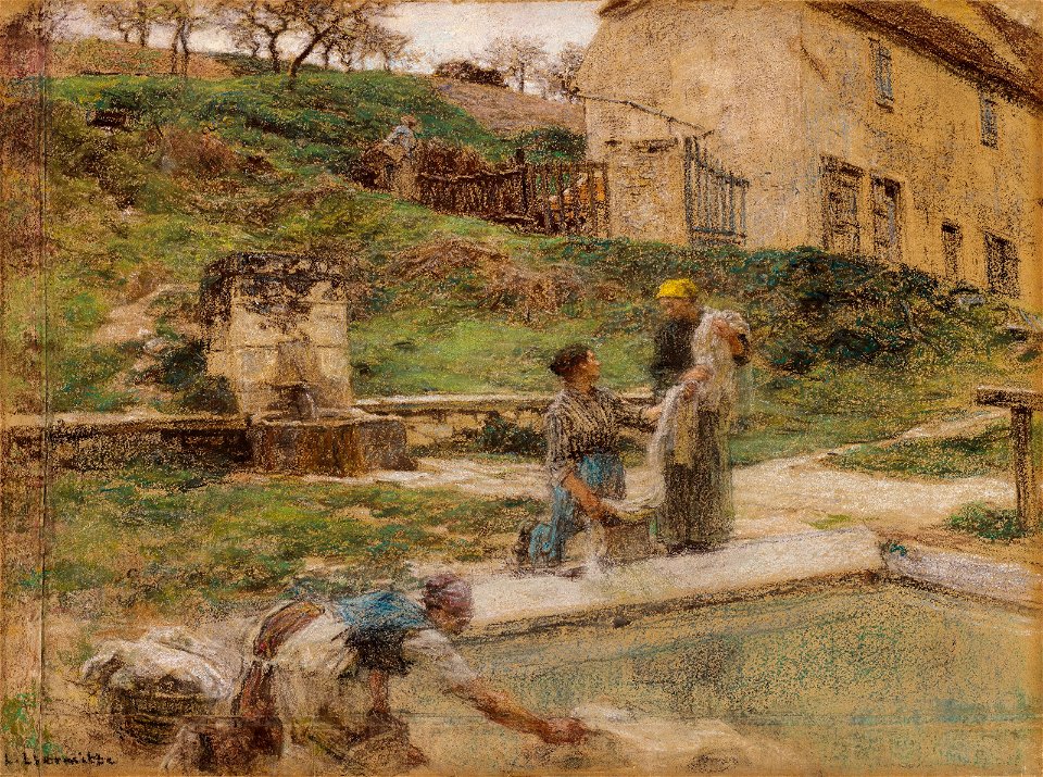 Leon augustin lhermitte le lavoir060042)