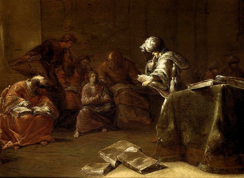 Leonaert Bramer - Christ among the Doctors - WGA3080