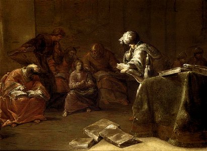 Leonaert Bramer - Christ among the Doctors - WGA3080