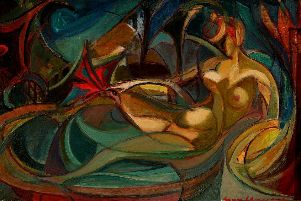 Leon Chwistek, Akt kobiecy - Motyle, c. 1920