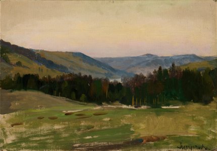 Leon Wyczółkowski - Highland Landscape - MNK II-b-3040 - National Museum Kraków