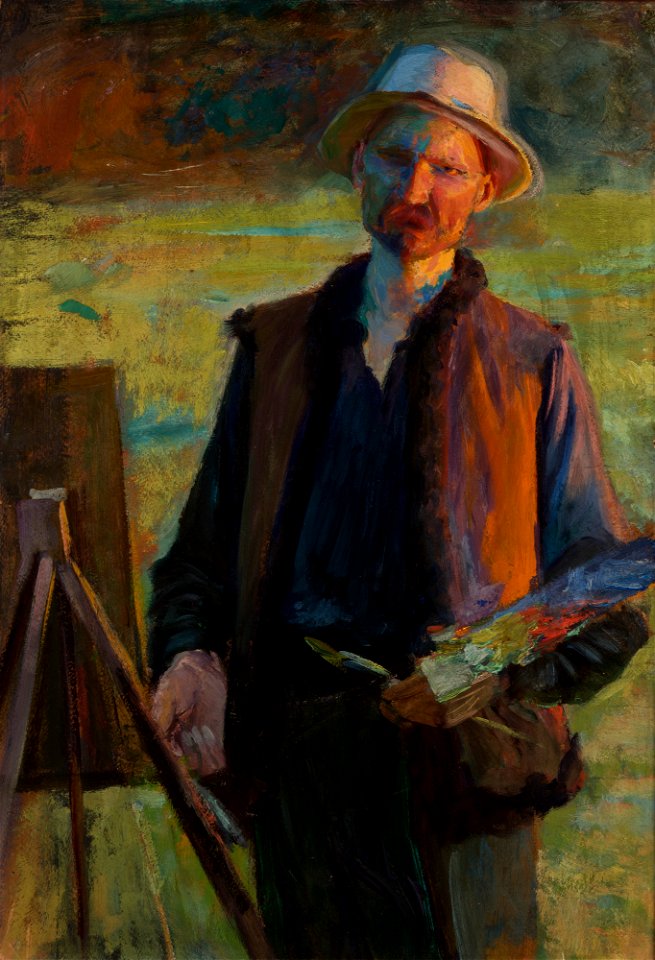 Leon Wyczółkowski - Self-Portrait - MNK II-b-532 - National Museum Kraków