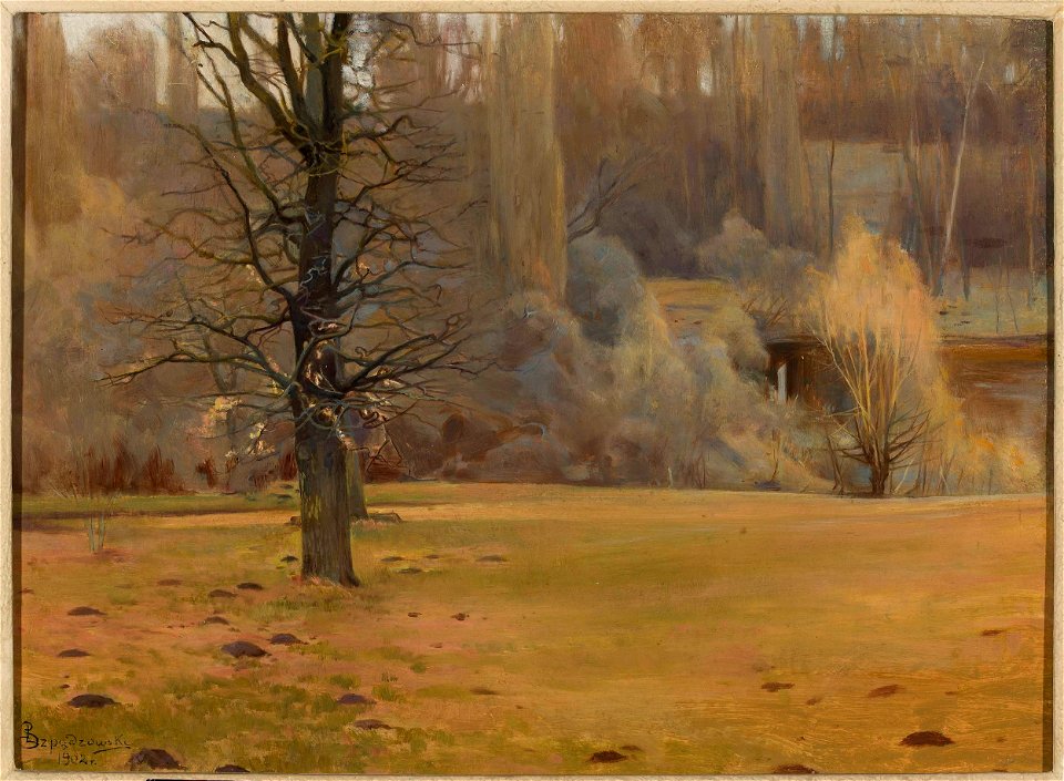 Leon Szpądrowski - Park fragment - MP 5182 MNW - National Museum in Warsaw