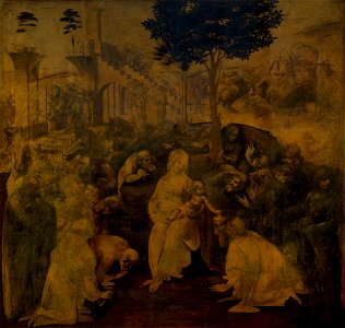 Leonardo da Vinci - Adorazione dei Magi - Google Art Project