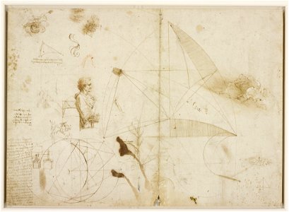 Leonardo da Vinci - RCIN 912283, Recto A sheet of miscellaneous studies