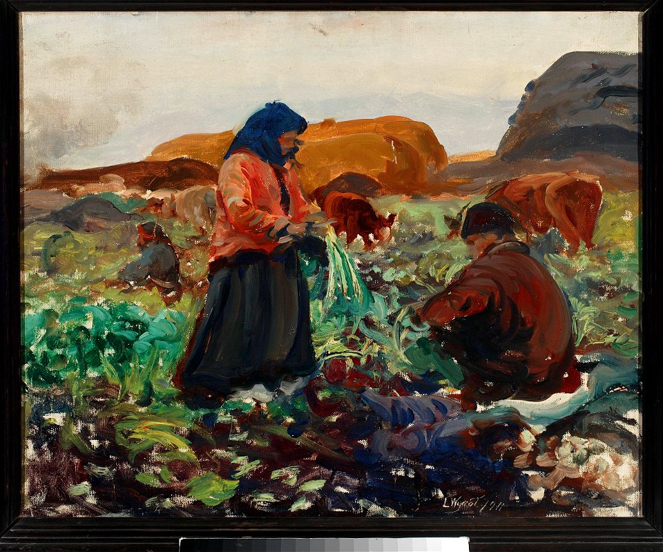 Leon Wyczółkowski - Harvesting beetroots II - MP 2486 - National Museum in Warsaw