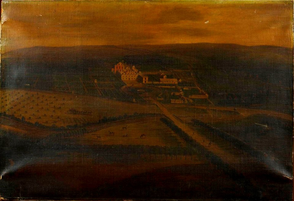 Leonard Knyff (1650-1722) - A View of Bryanston House - RCIN 406633 - Royal Collection