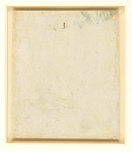 Leonardo da Vinci - RCIN 912372, v, The anatomy of a bear's foot c.1488-90