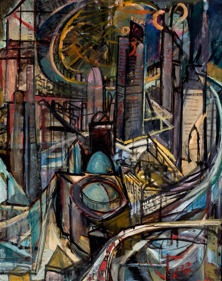 Leon Chwistek, Miasto fabryczne, c. 1920