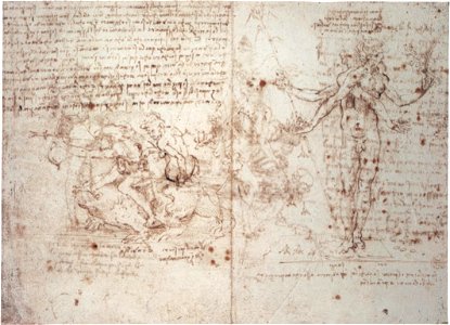 Leonardo da Vinci - Master Draftsman, Cat. 54v