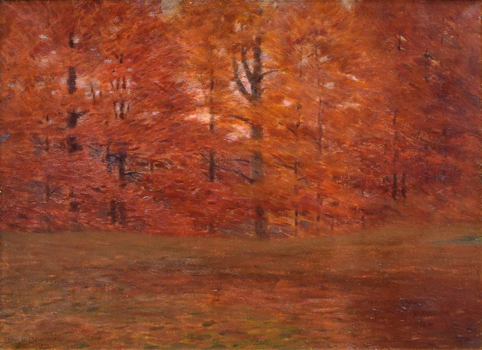 Leonard Ochtman - The Edge of the Wood - 1928.44.1 - Reading Public Museum