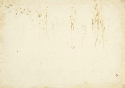 Leonardo da Vinci - RCIN 912618, The anatomy of the thigh c.1485-8