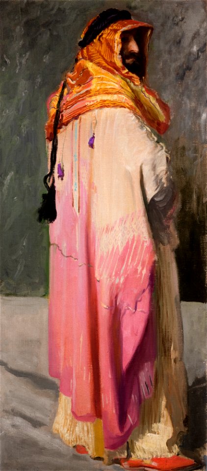 Leon Wyczółkowski - Portrait of Feliks Jasieński Dressed as a Bedouin - MNK II-b-919 - National Museum Kraków